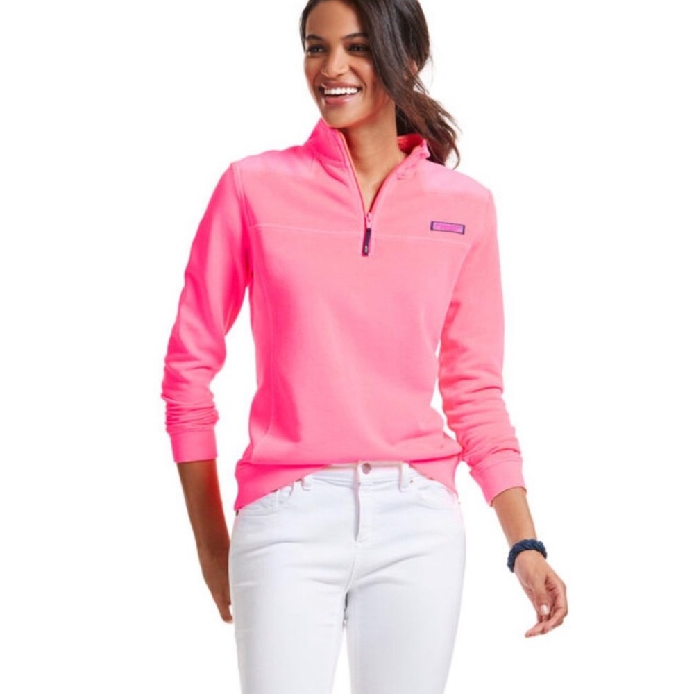 Vineyard Vines Overdyed Shep Shirt in Coral Sand